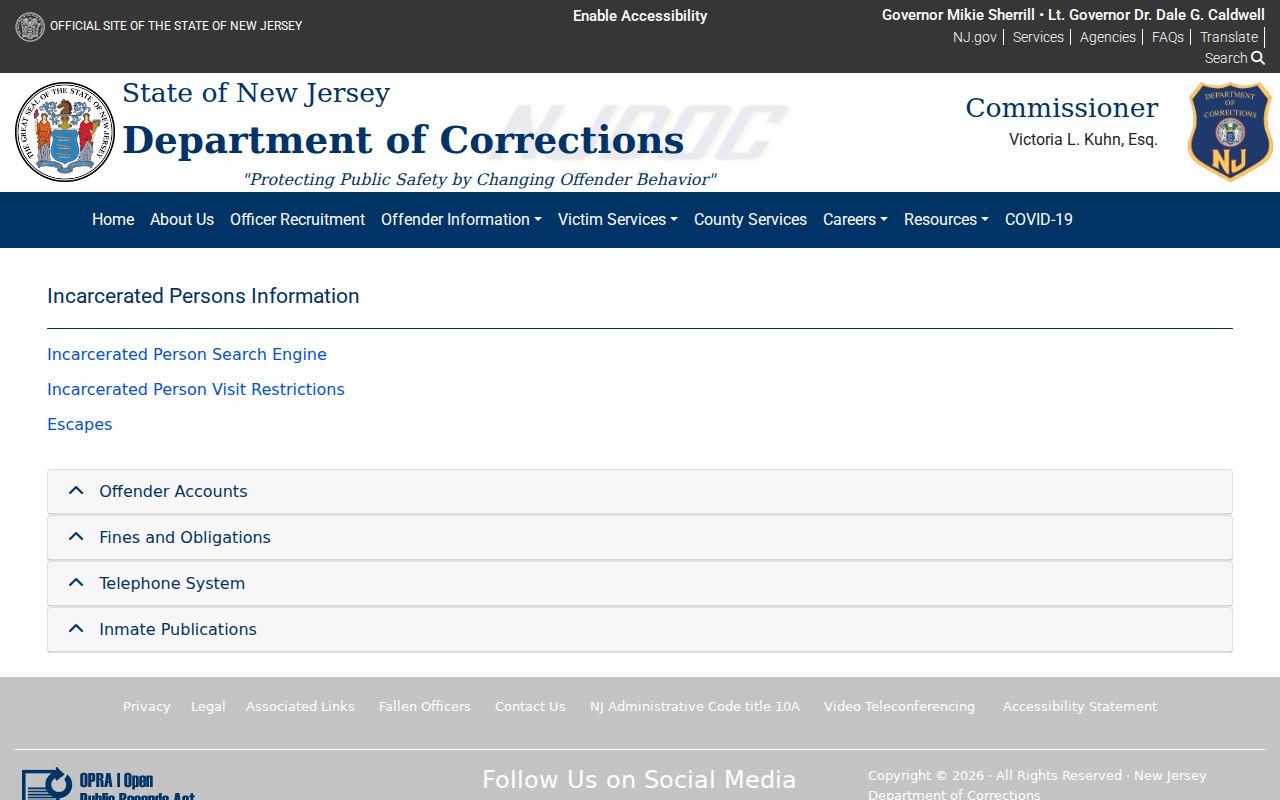 Burlington County residents directory New Jersey offender information
