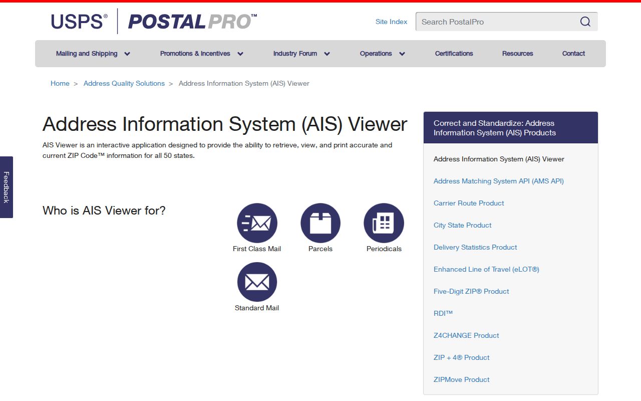 Burlington County ZIP lookup USPS AIS address verification